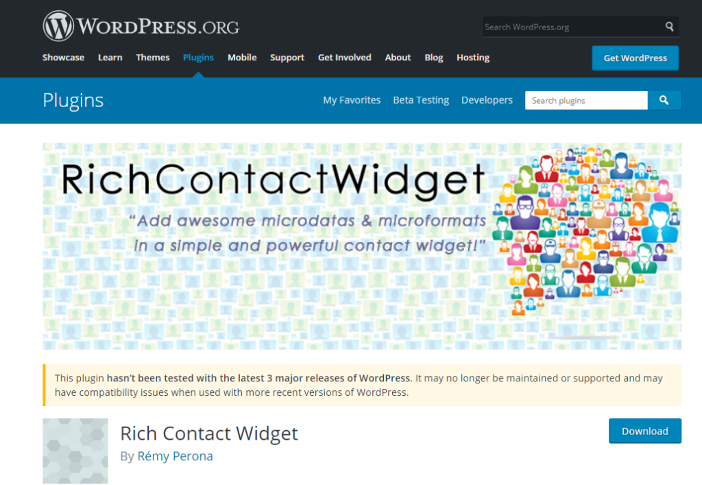 Plugin Rich Contact Widget là plugin rich snippets tuyệt vời để bổ sung thêm thông tin liên lạc của đơn vị mình lên công cụ tìm kiếm. 